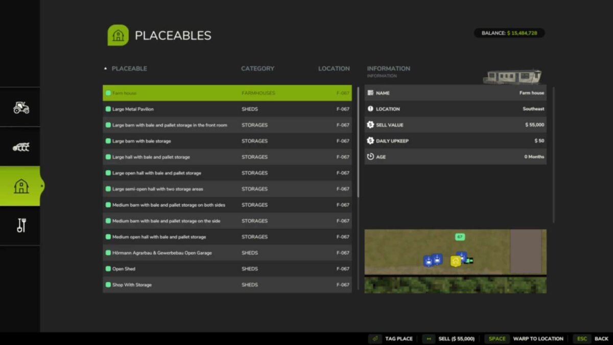 Advanced Farm Manager v 1.0
