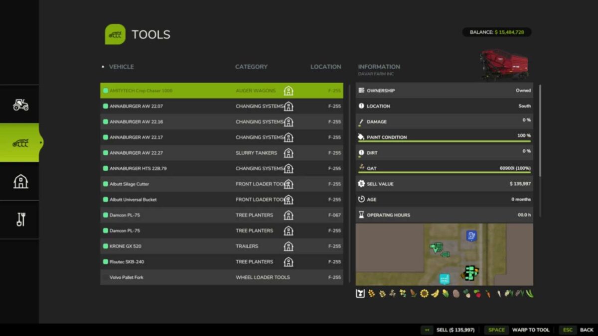 Advanced Farm Manager v 1.0