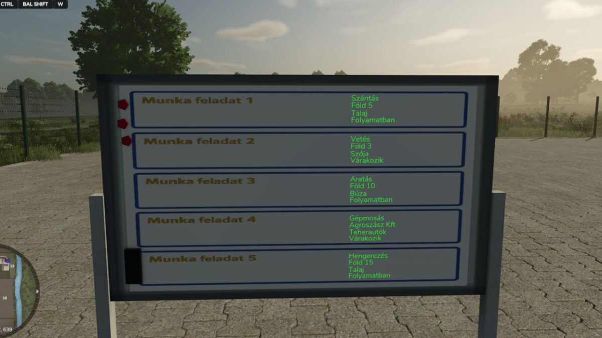 Farm Task Manager Display v 1.0