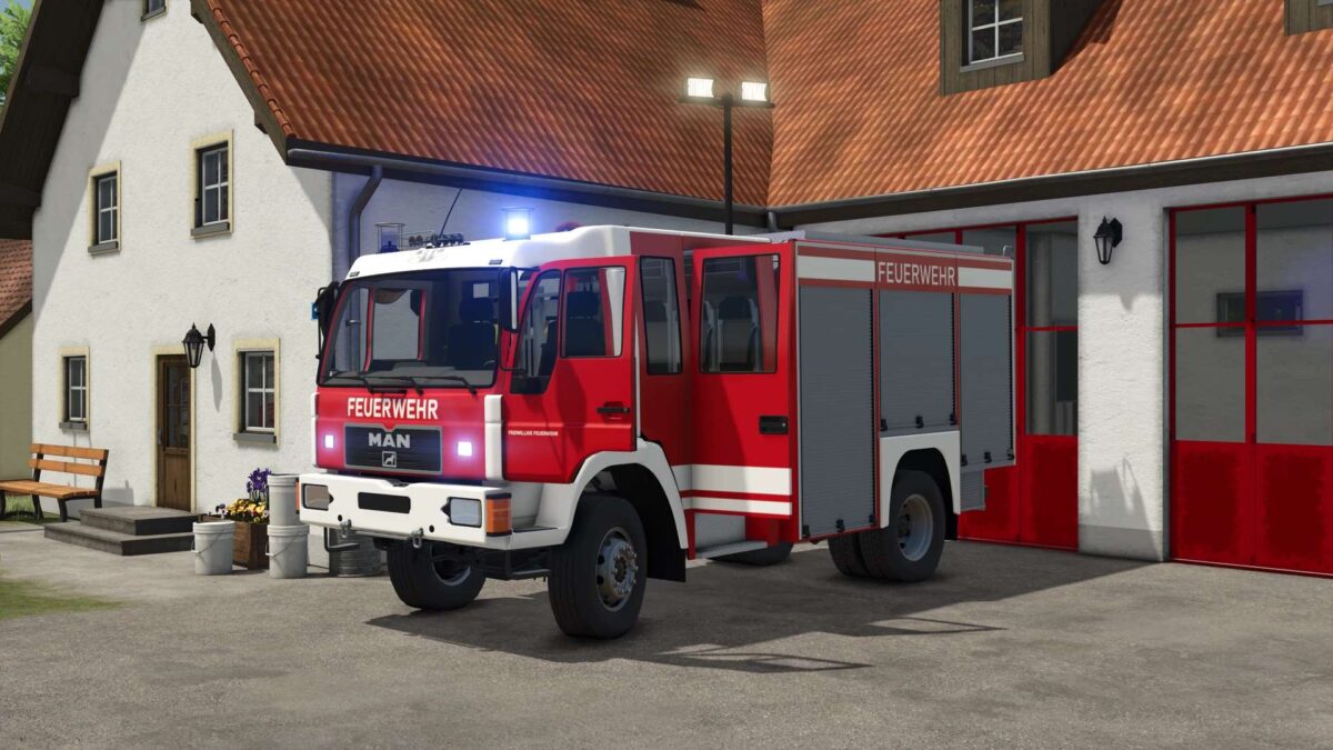 MAN L2000 Fire Engine v 1.0