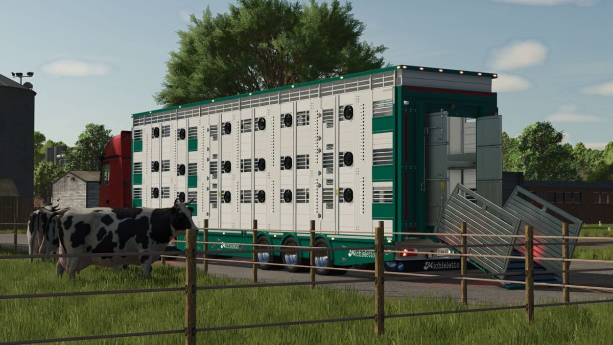 Michieletto SM38 Animal Transport Trailer v 1.1