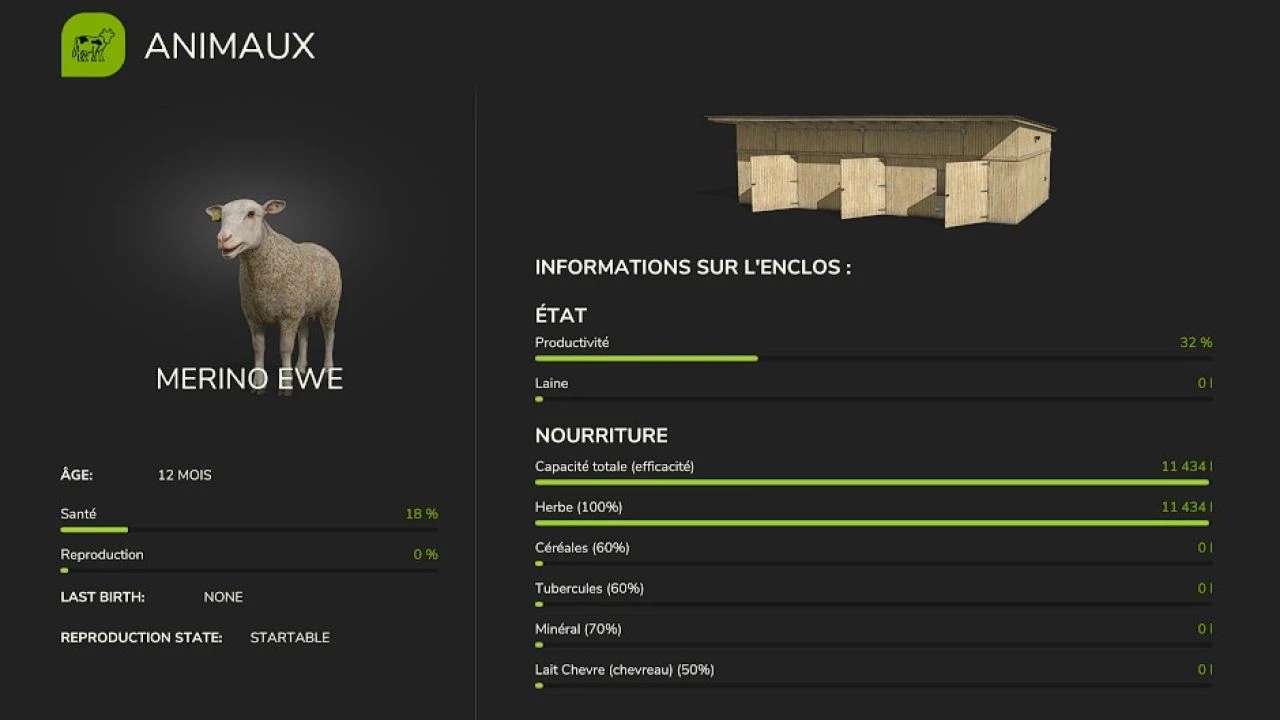 Realistic Nutrition for Your Animal Farms v 1.4