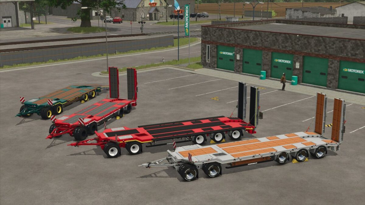 Schwarzmueller Low Loader Trailers Pack v 1.0