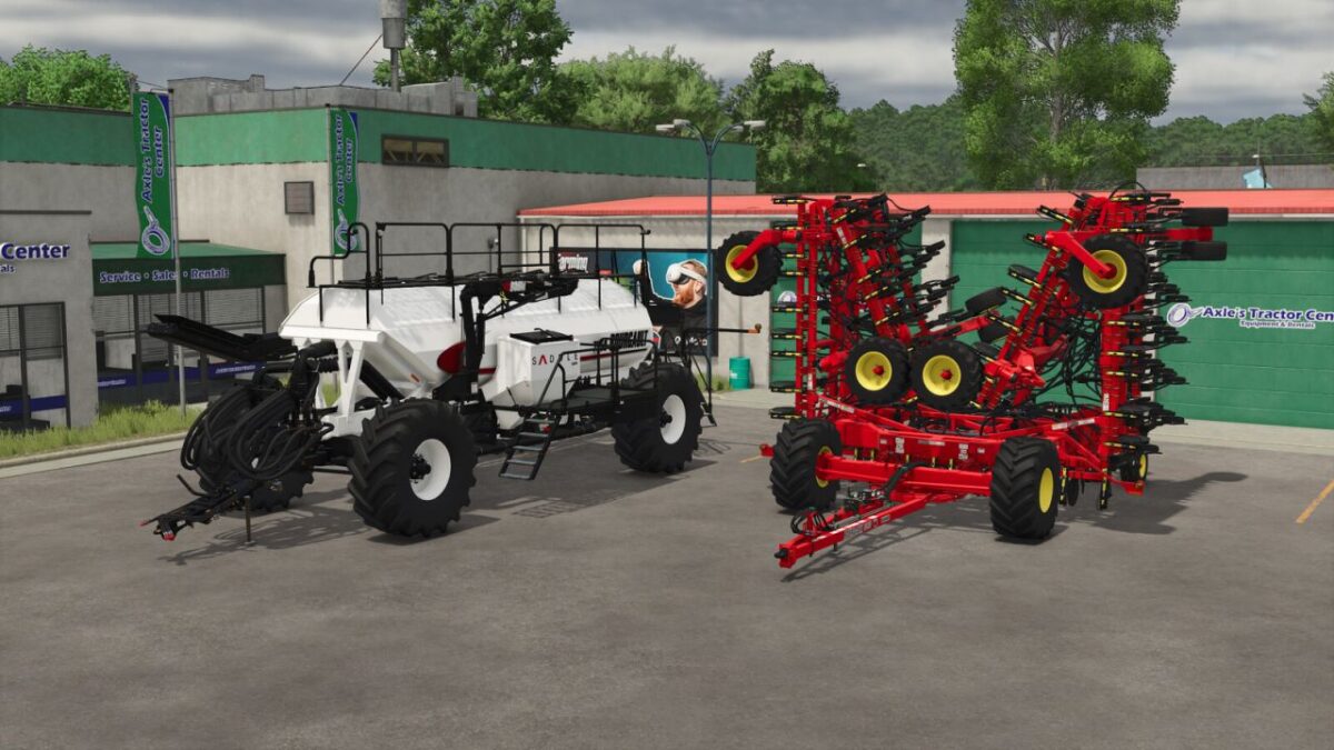 Bourgault 3320-76 Paralink Hoe Drill + 7950 Air Cart v 2.0