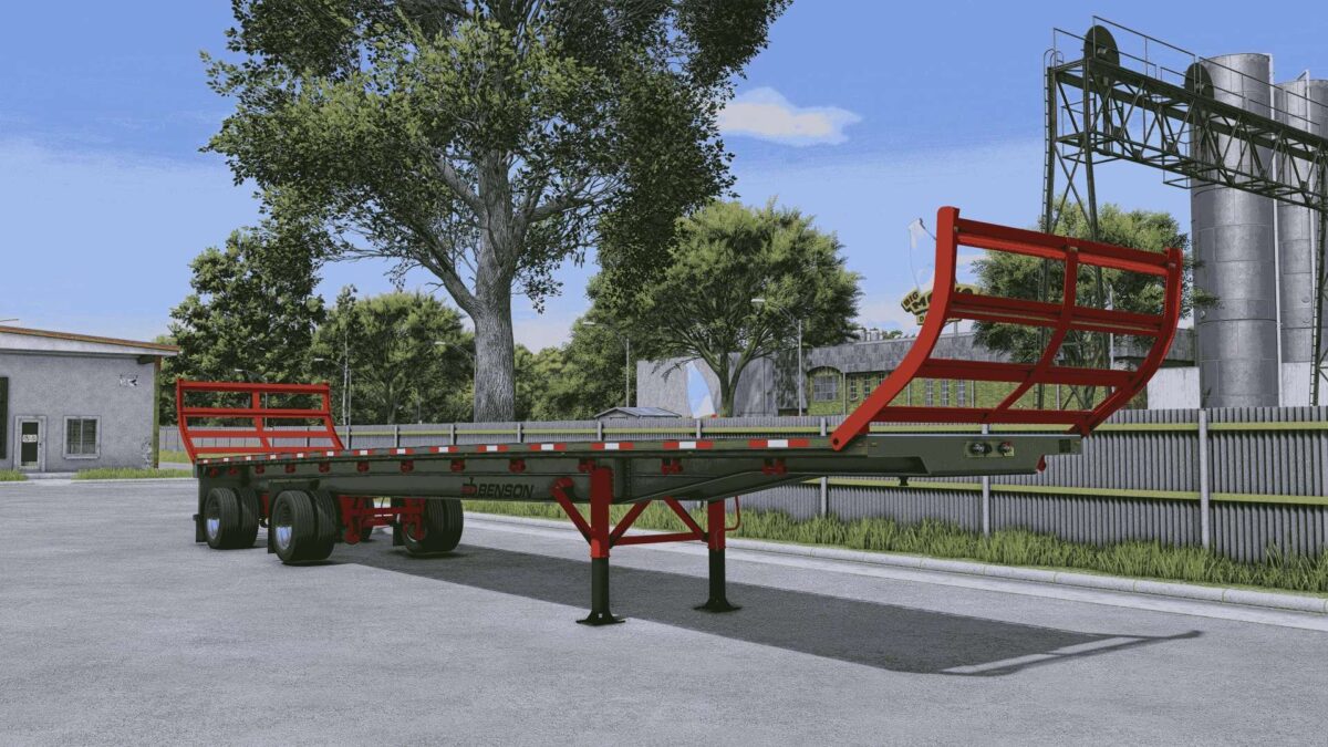 Benson Flatbed Autoload Trailer v 1.0