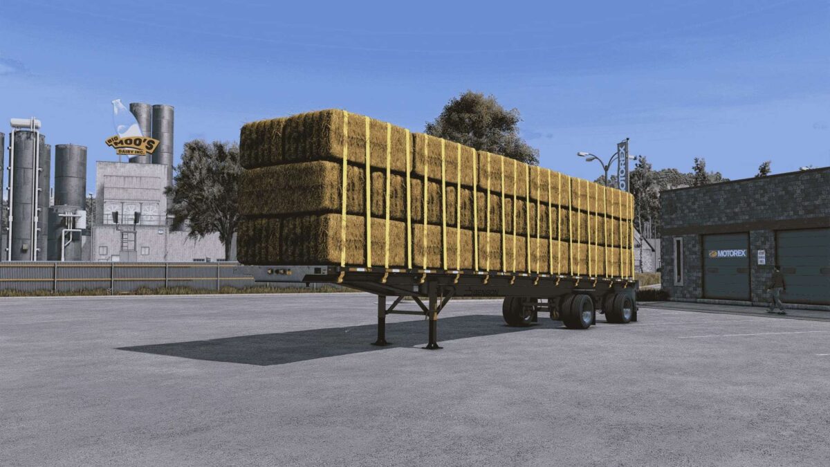 Benson Flatbed Autoload Trailer v 1.0