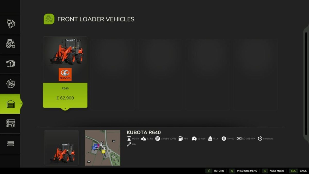 Garage Menu v 1.0.0.3