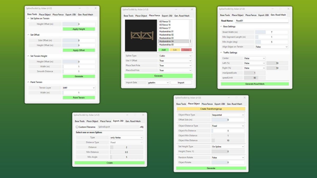 GE10 Script &ndash; Spline Toolkit (Prefab) v 1.0