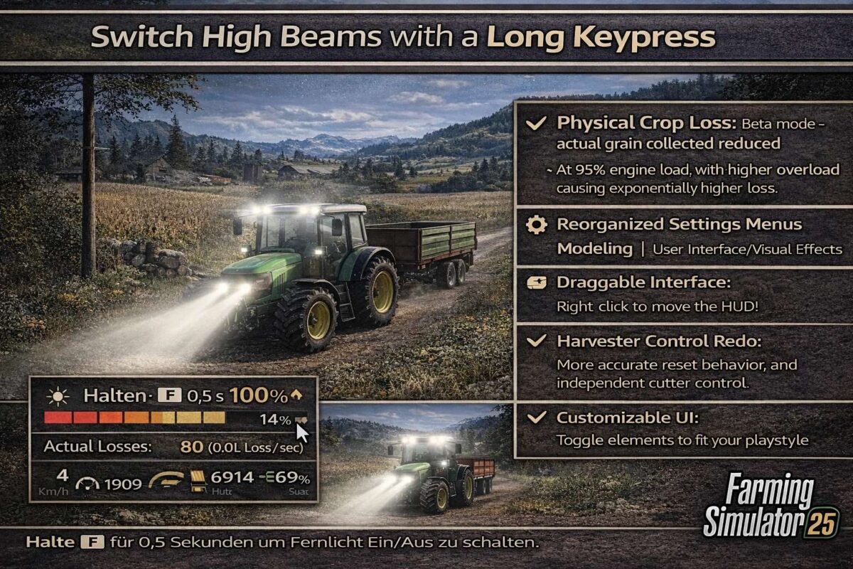 High Beam via Long Button Press v 1.0