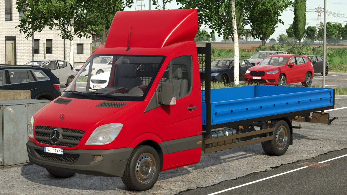 Mercedes Benz Sprinter Pickup & Trailer v 1.0