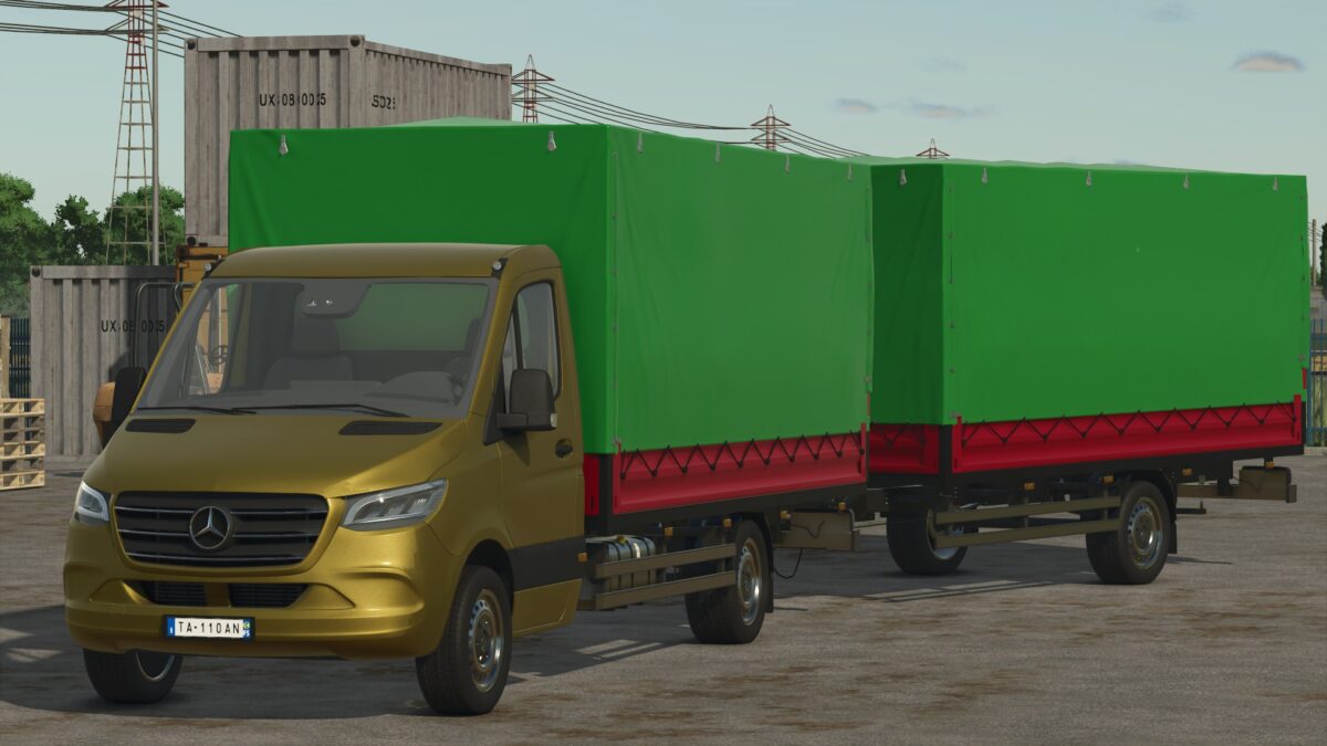 Mercedes Benz Sprinter W910 & Trailer v 1.0