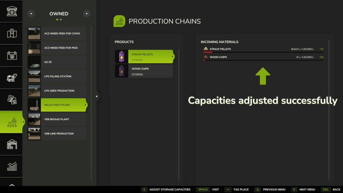 Adjust Production Points v 1.0