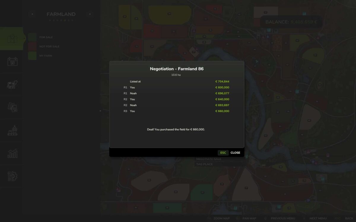 Farmland Market v 1.0