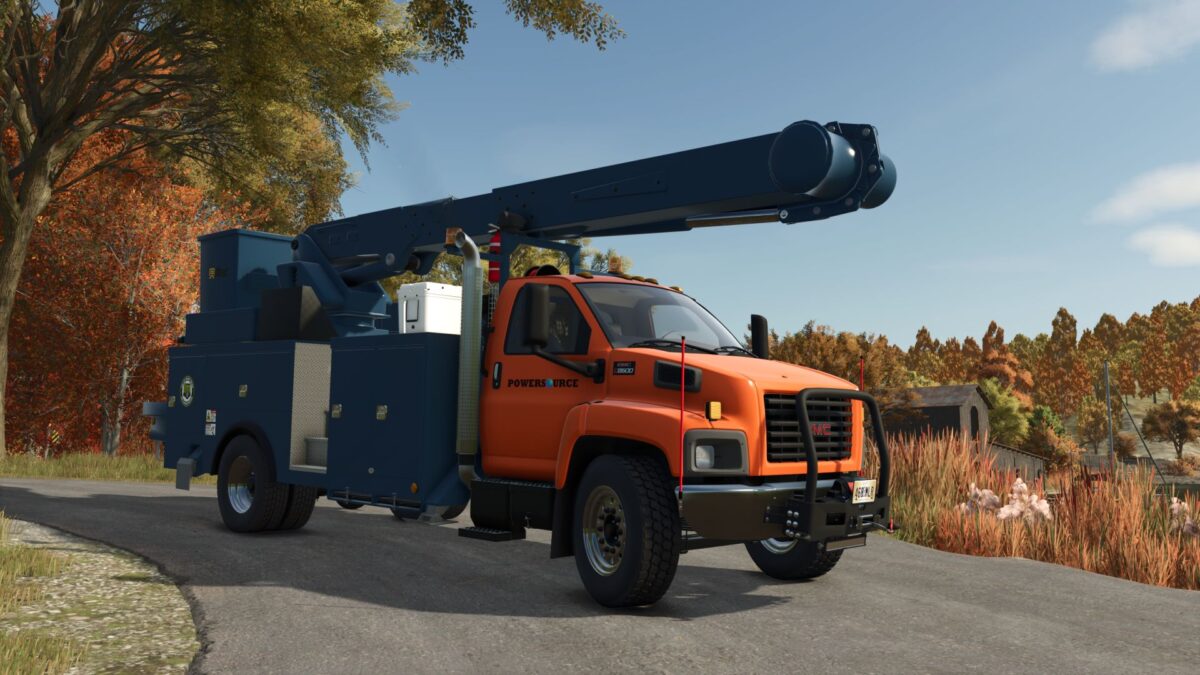 GMC C8500 Bucket Truck v 1.2