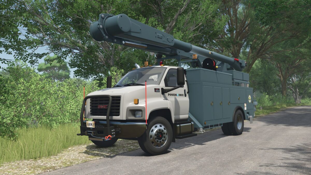 GMC C8500 Bucket Truck v 1.2
