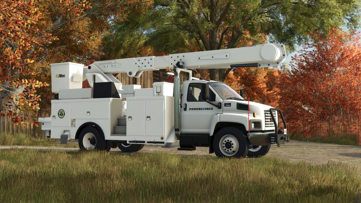 GMC C8500 Bucket Truck v 1.2