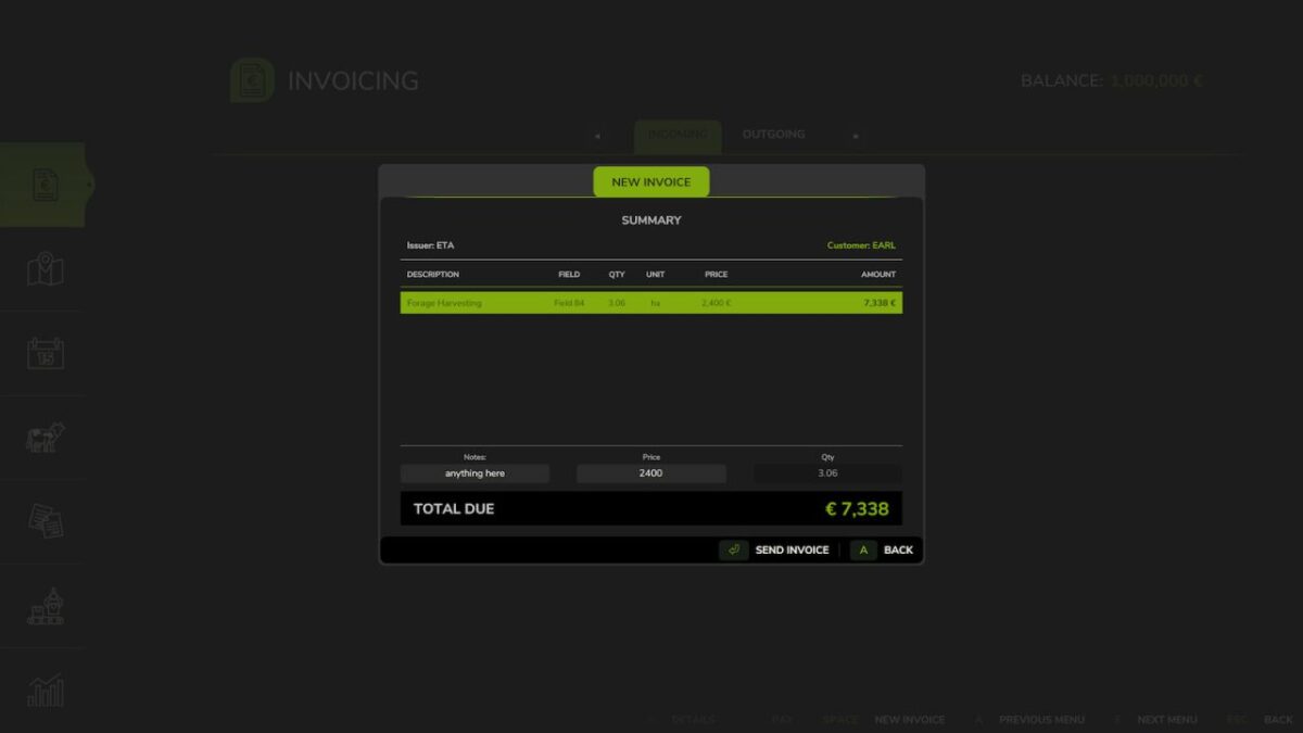 Invoices v 1.0