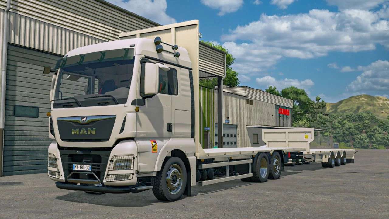 MAN TGX 6&times;2 Straw Bale Truck v 2.0