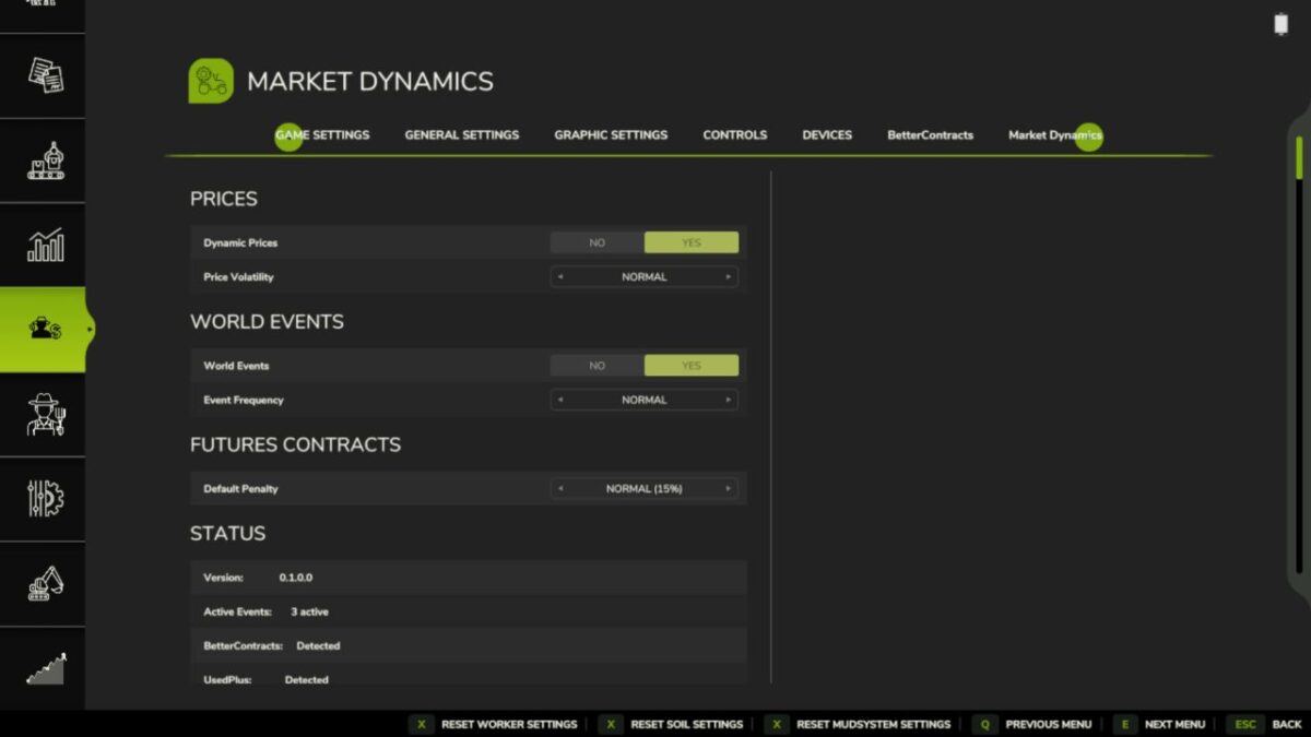 Market Dynamics v 1.0.0.1