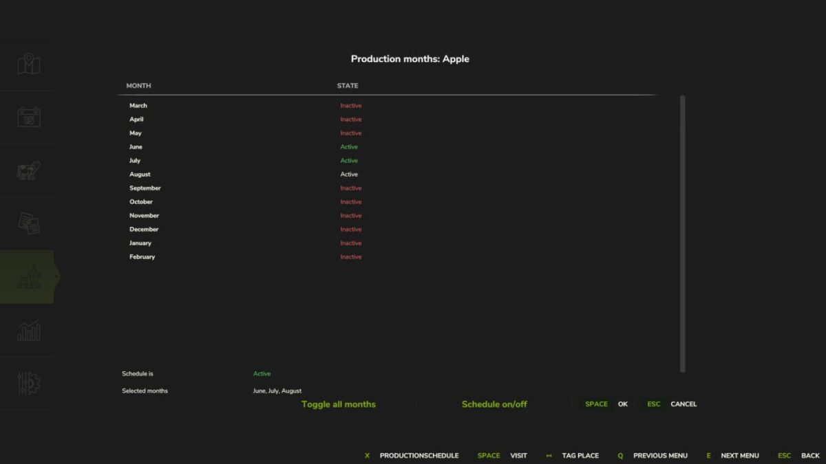 Production Schedule v 1.0