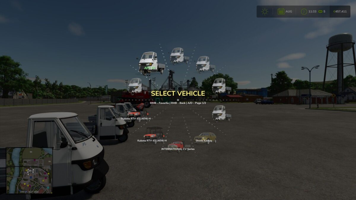 Radial Vehicle Switcher v 1.0