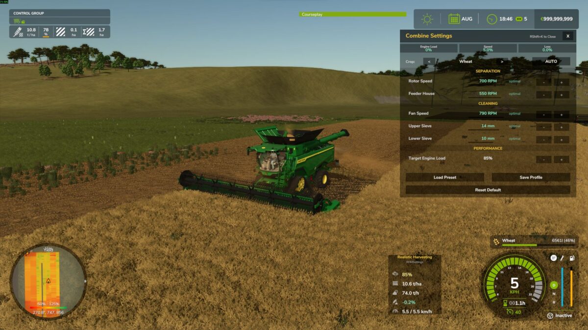 Realistic Harvesting v 1.4.3.1