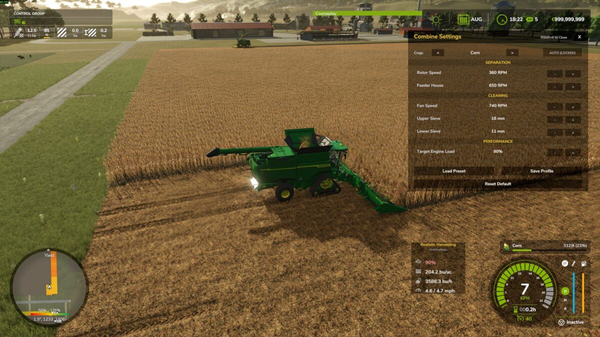 Realistic Harvesting v 1.4.3.1
