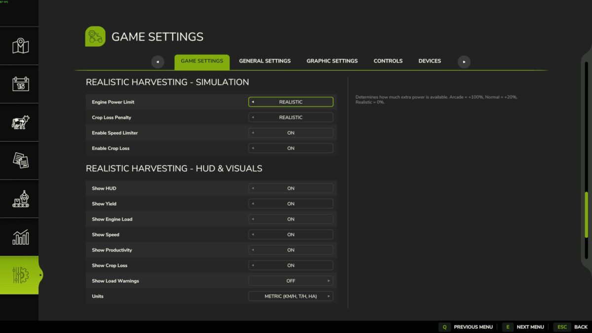 Realistic Harvesting v 1.4.3.1