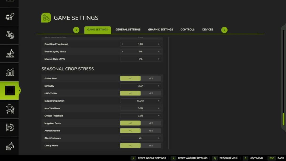 Seasonal Crop Stress v 1.0.7.0