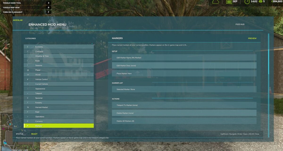 Enhanced Mod/Cheat Menu v 1.1