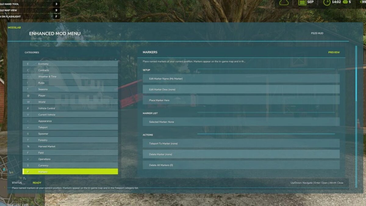 Enhanced Mod/Cheat Menu v 1.2