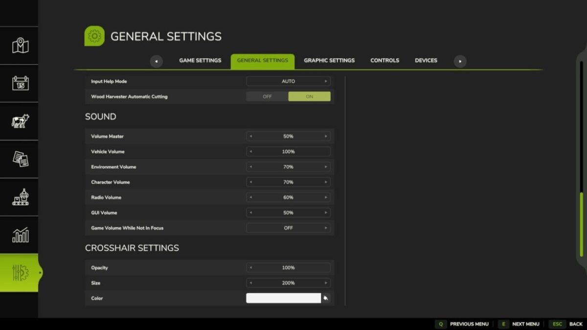 Crosshair Settings v 1.1.1