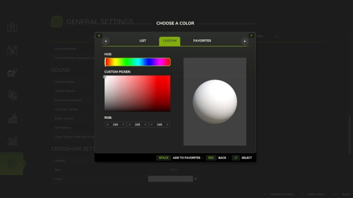 Crosshair Settings v 1.1.1