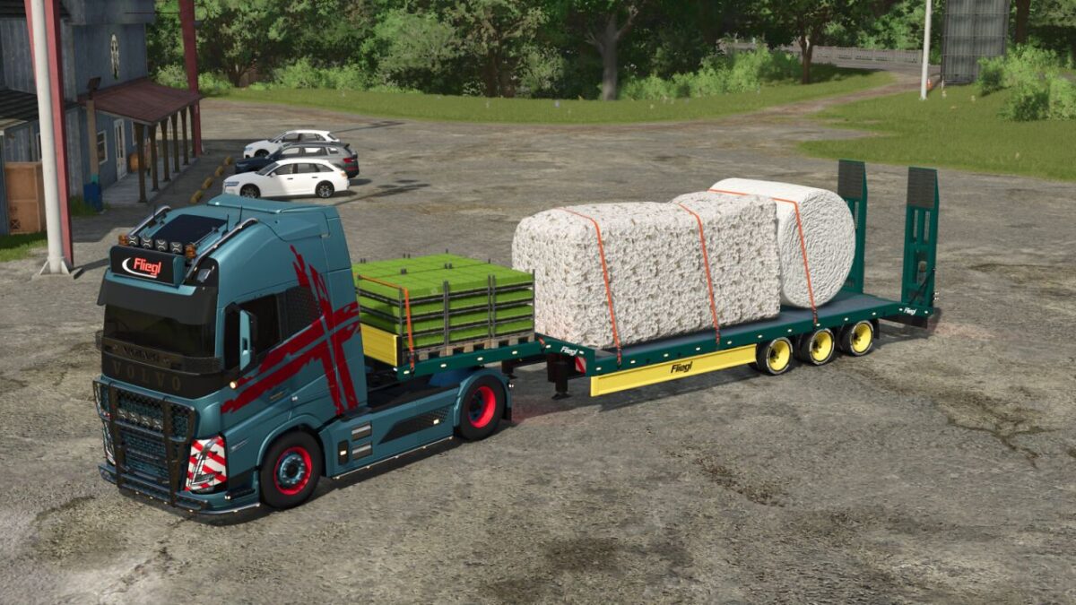 Fliegl SDS Low Loader Trailers Pack v 1.0.0.1