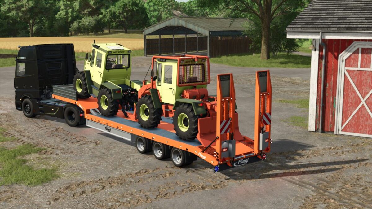 Fliegl SDS Low Loader Trailers Pack v 1.0.0.1
