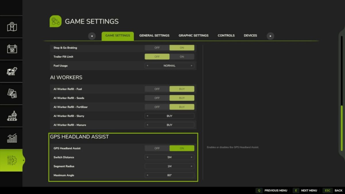 GPS Headland Assist v 1.0