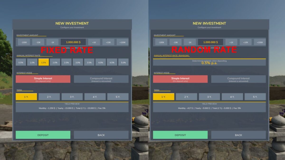 Investment System v 1.1