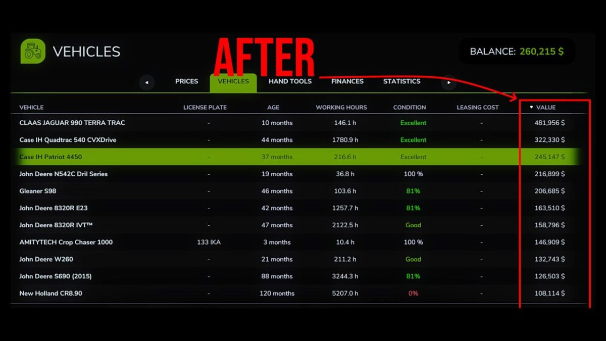 Iron Depreciation v 1.0