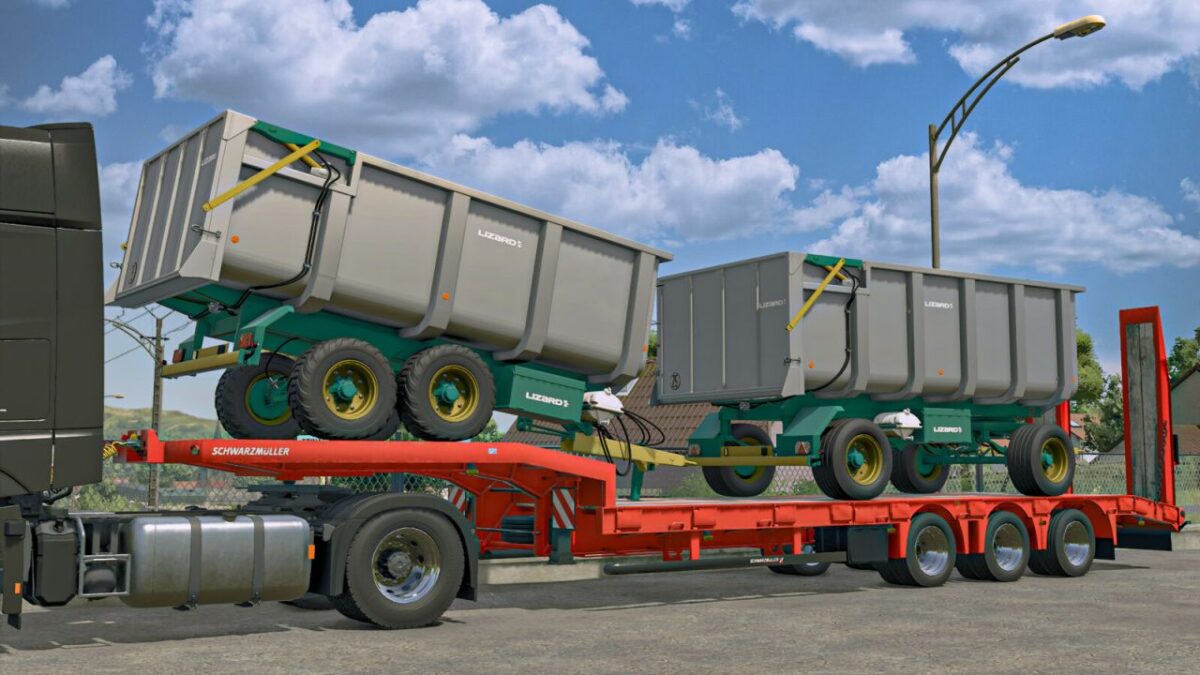 Lizard Stainless Tipping Trailers Pack v 1.0