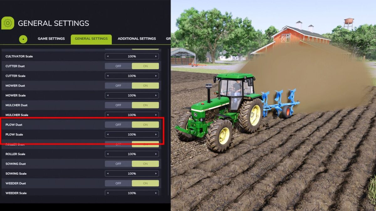 More Dust and Soil Settings v 1.0