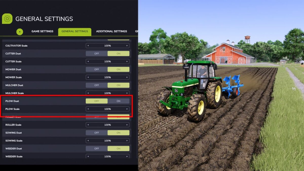 More Dust and Soil Settings v 1.0