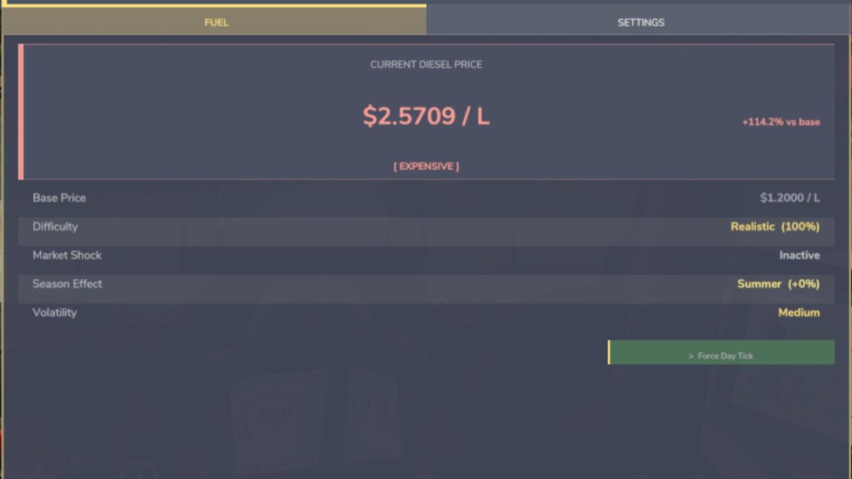 Realistic Fuel Costs v 1.0