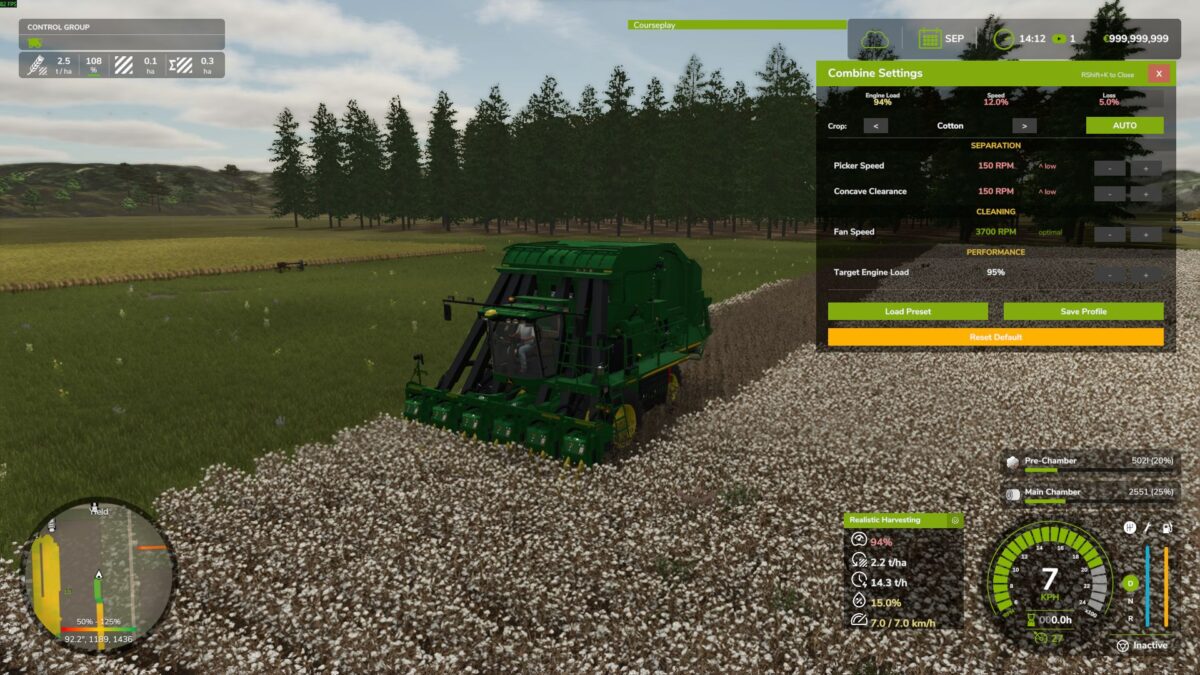 Realistic Harvesting v 1.5