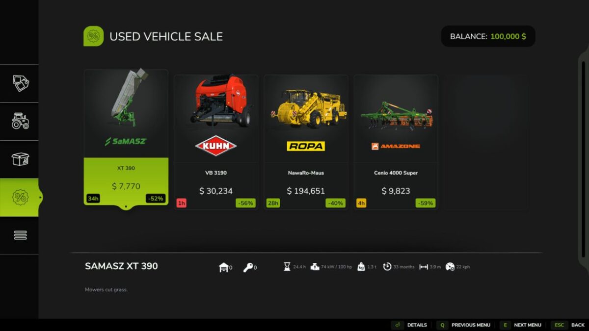 Used Sales Time Left v 1.0