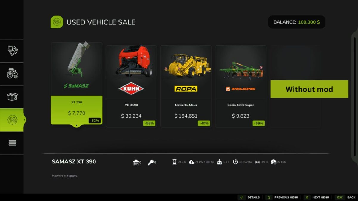 Used Sales Time Left v 1.0