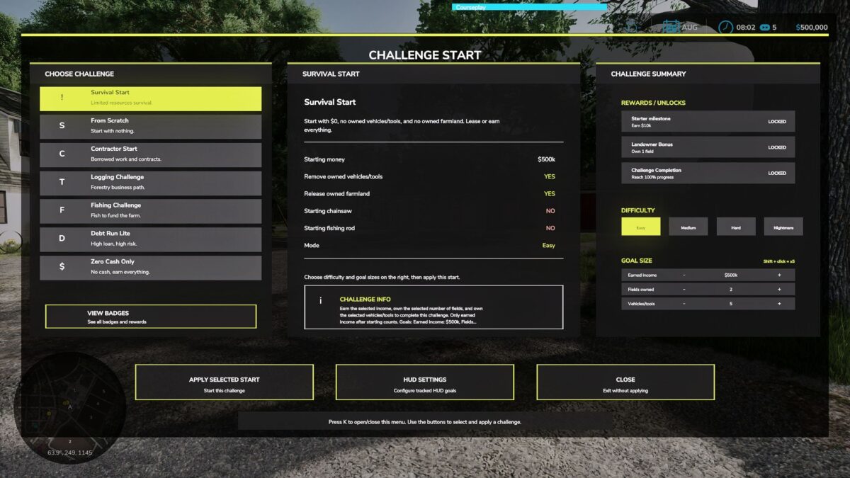 Challenge Start v 1.0