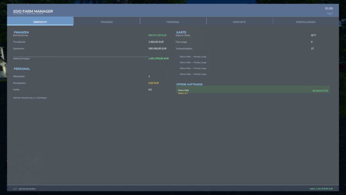Farm Manager v 1.0