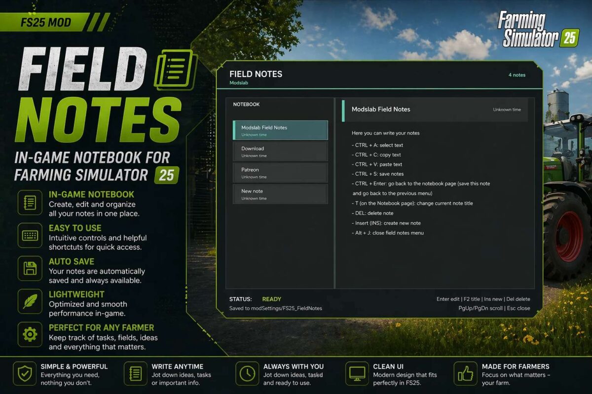 Field Notes v 1.3