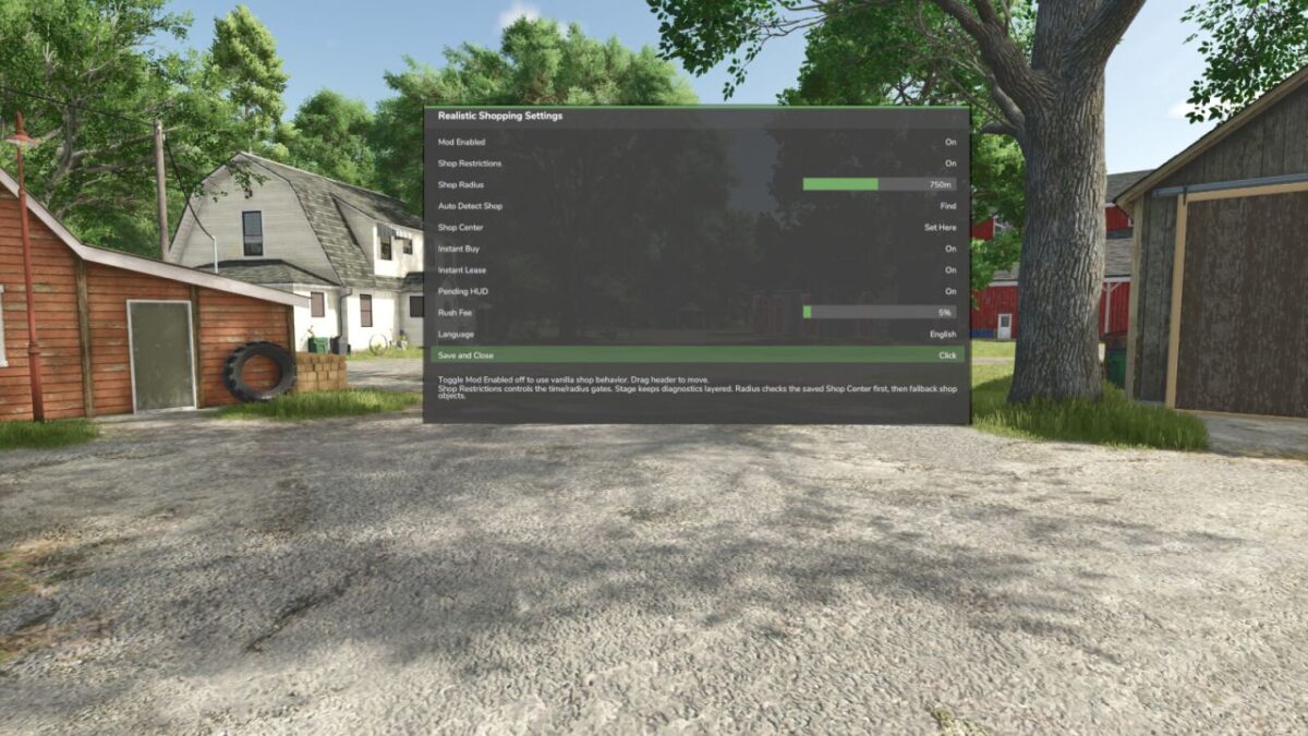 Realistic Shopping v 1.1