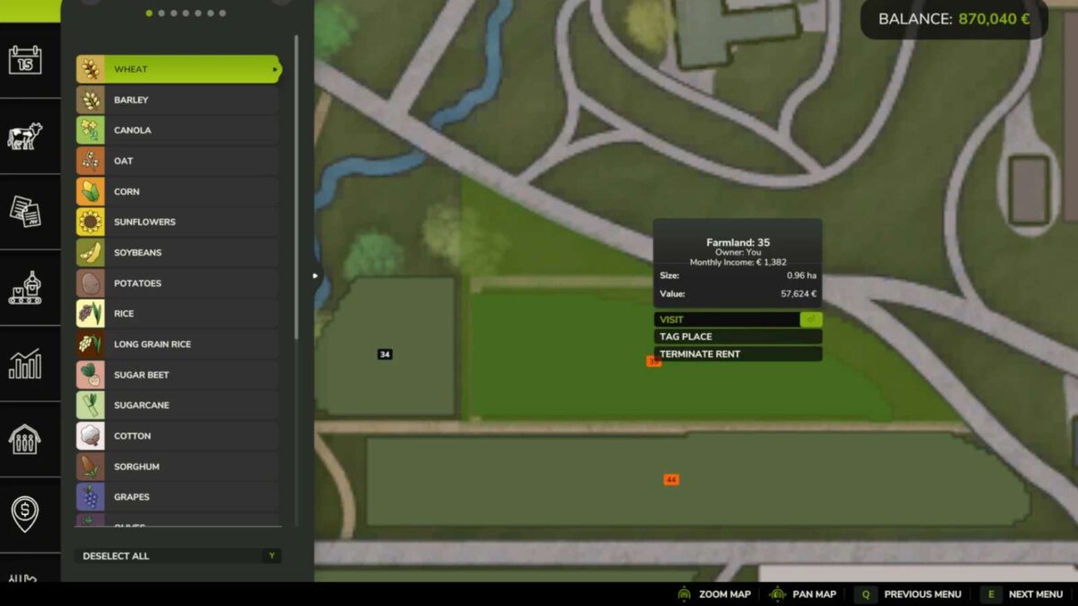 Rent Your Field v 1.0